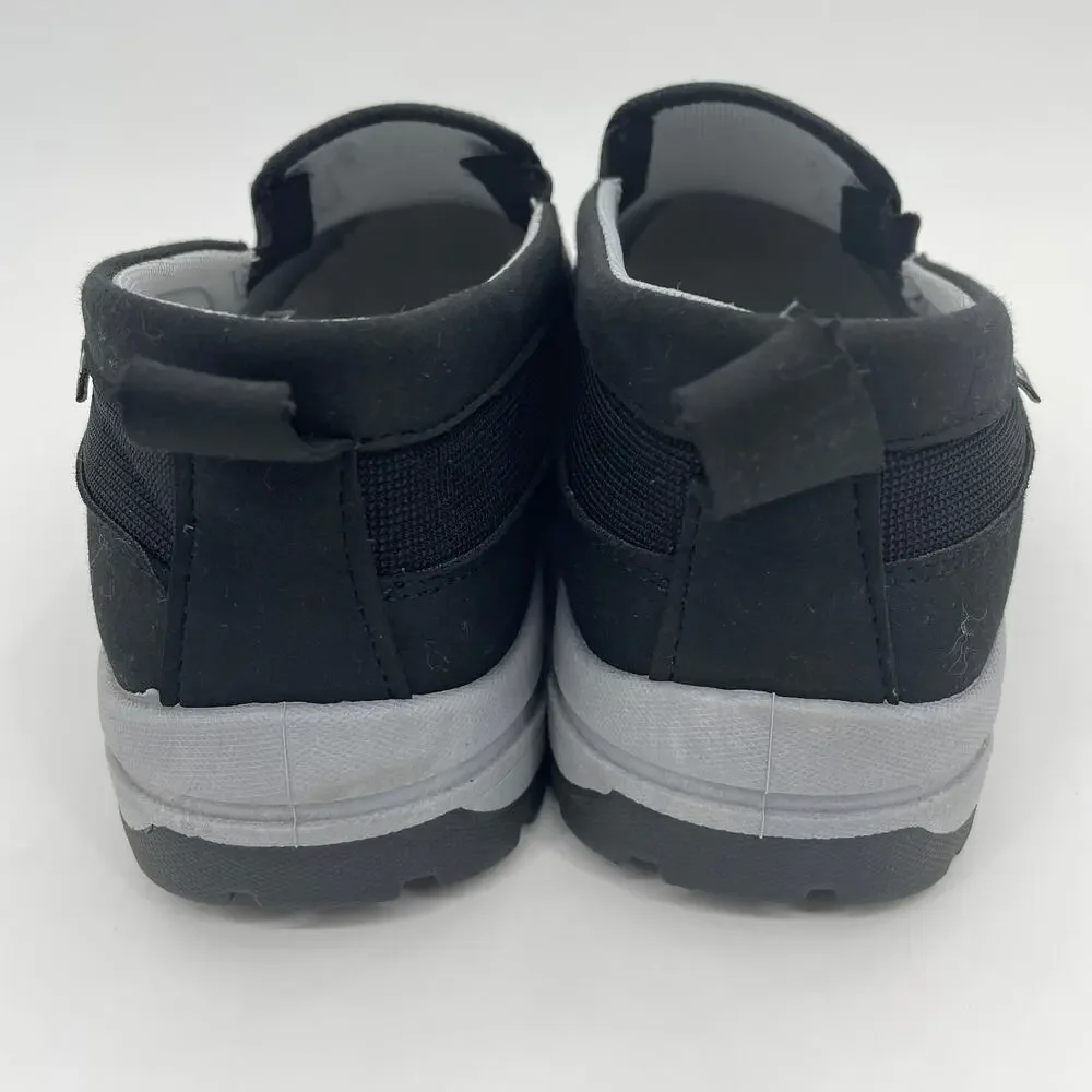 CNA TROP Breathable Orthopedic Travel Plimsolls Shoe Mens Size 8 Black Loafer